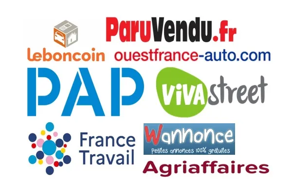 Logoer for de bedste rubrikannoncer i Frankrig