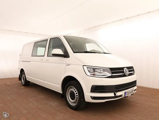 Volkswagen Transporter Pitkä 2,0 TDI 110kW - Alv.vähennyskelpoinen, Webasto kaukosäätimellä, Pitkä, Vetokoukku - J. autoturva - Ilmainen kotiintoimitus Image 1